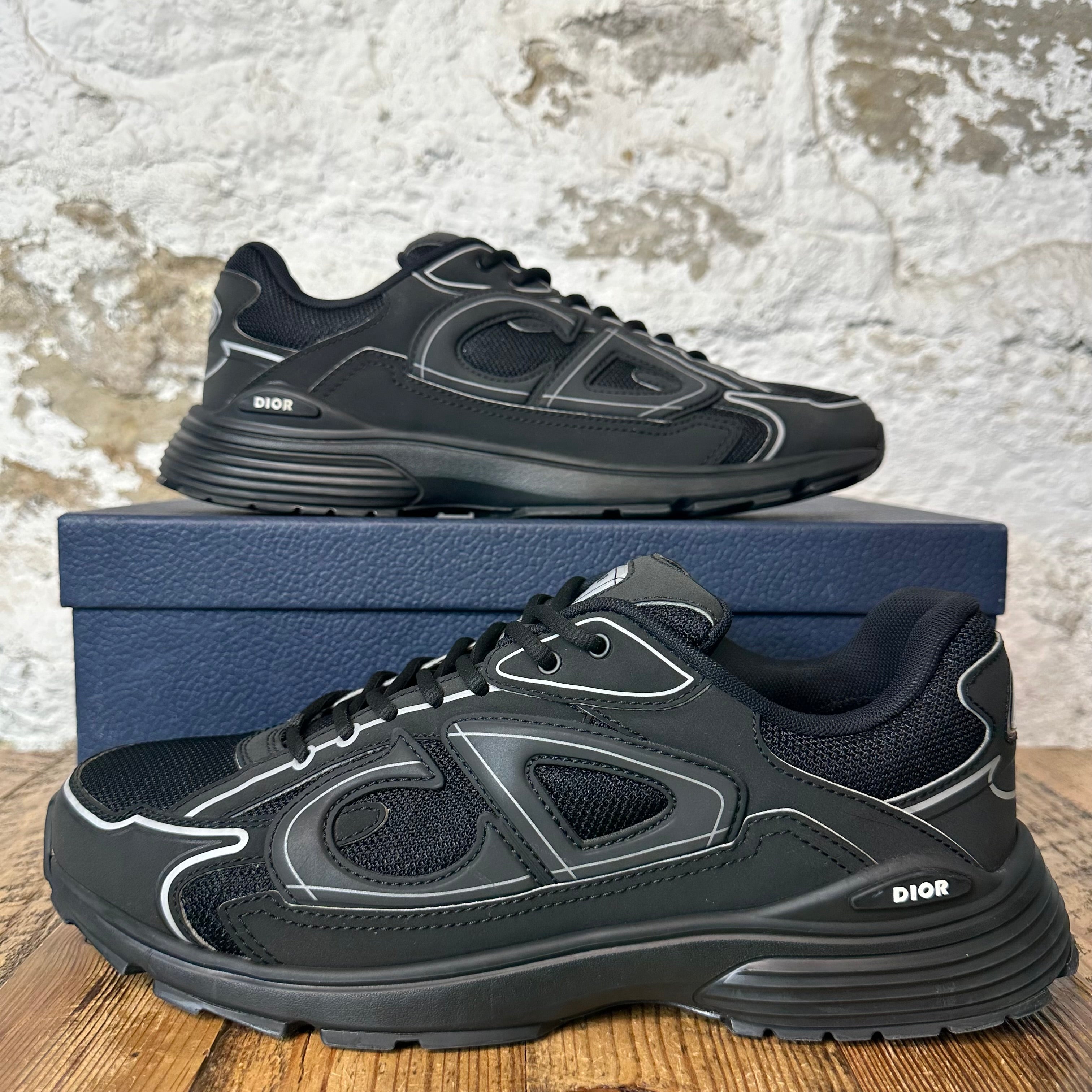 Dior B30 Triple Black Sneaker Sz 13 (46)