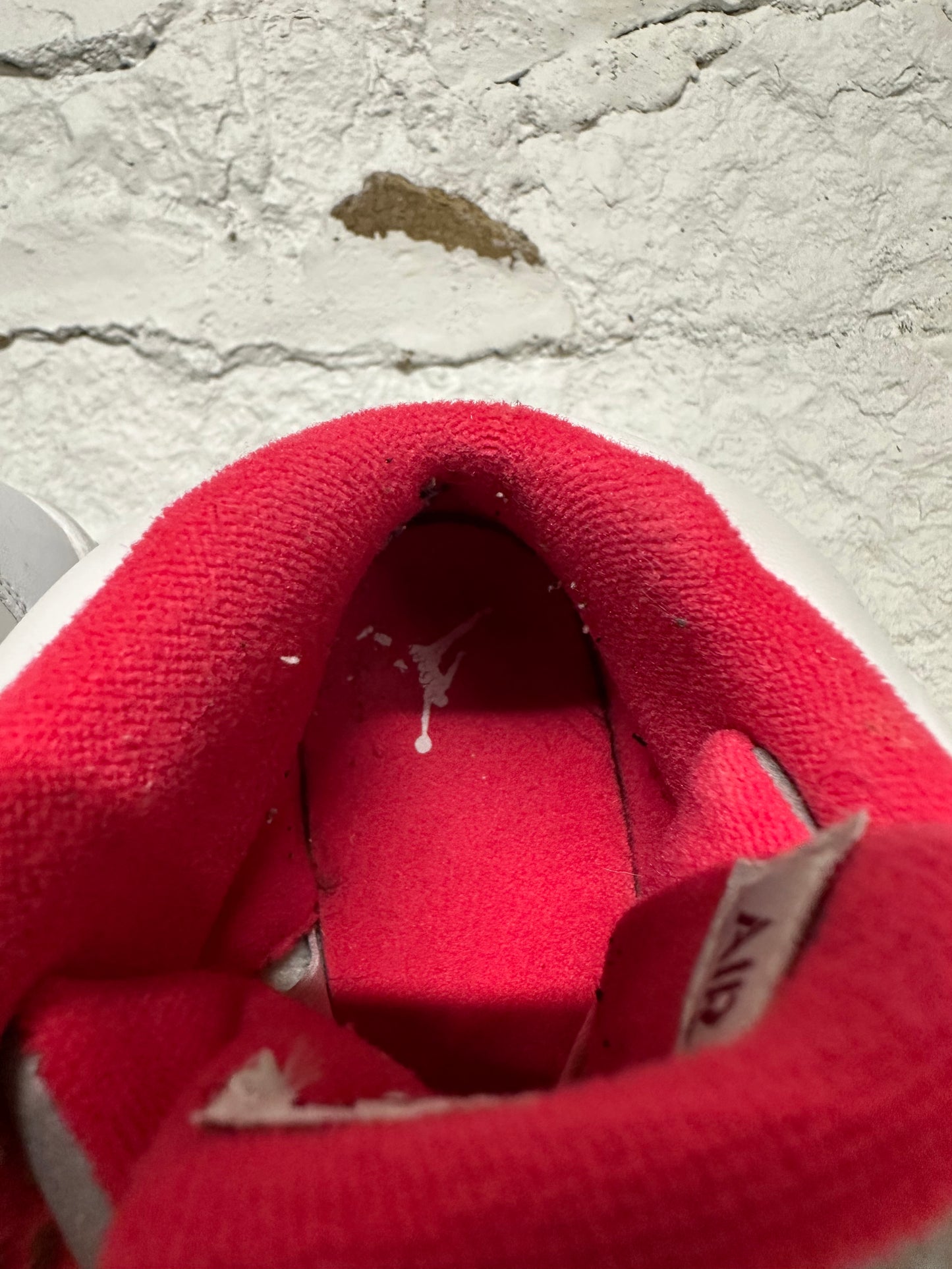 Air Jordan 5 White Scarlet Fire Sz 5Y