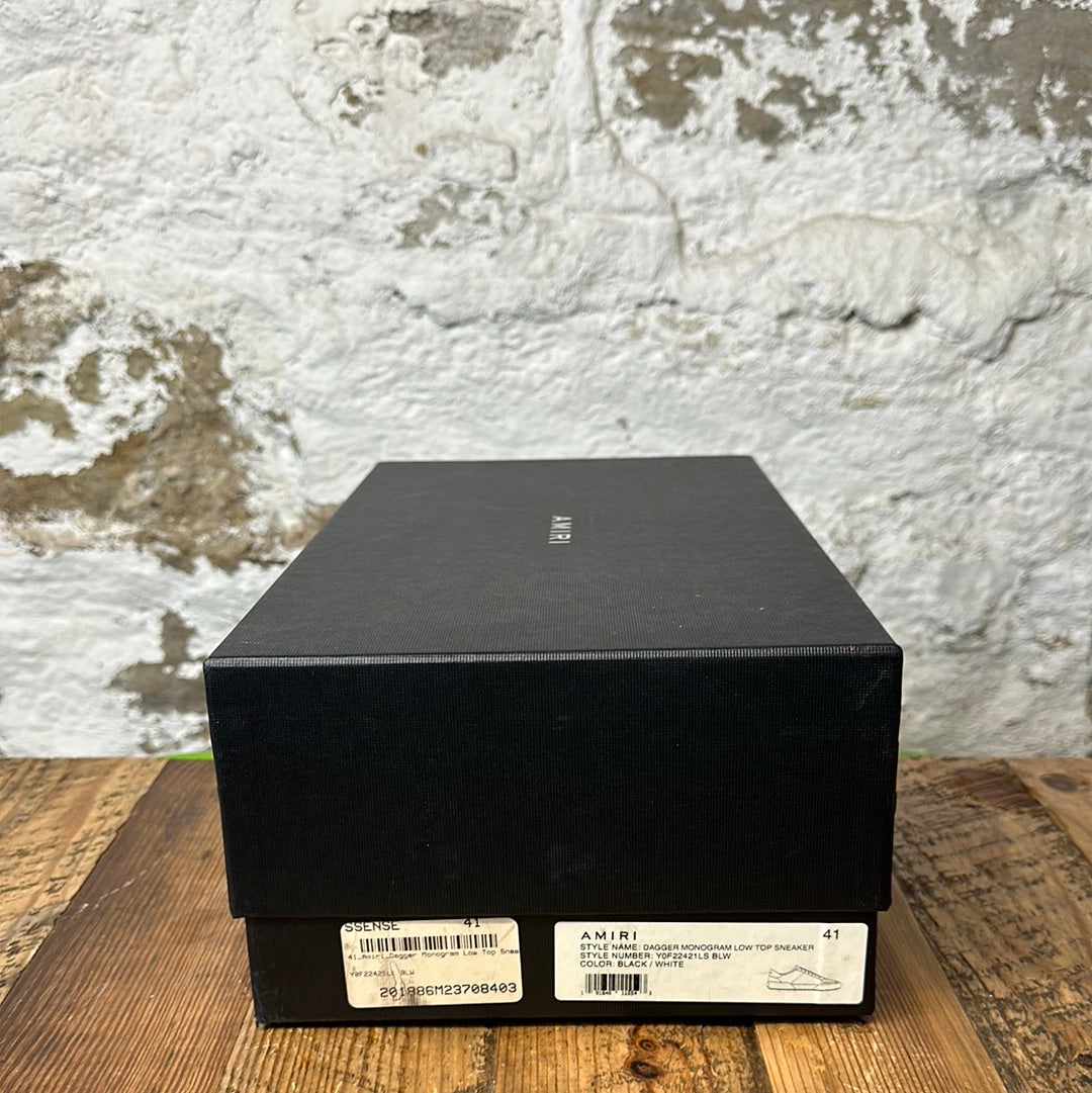 Amiri Dagger Monogram Sneaker Sz 8 (41)