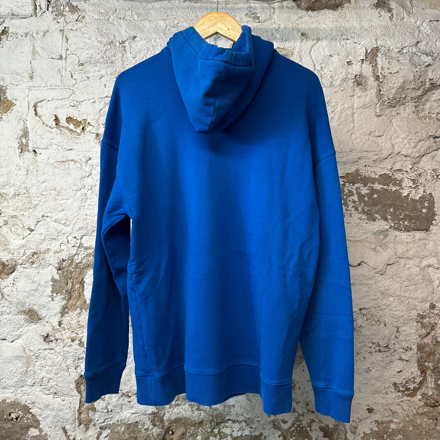 Givenchy Floral Logo Pullover Hoodie Blue Sz S