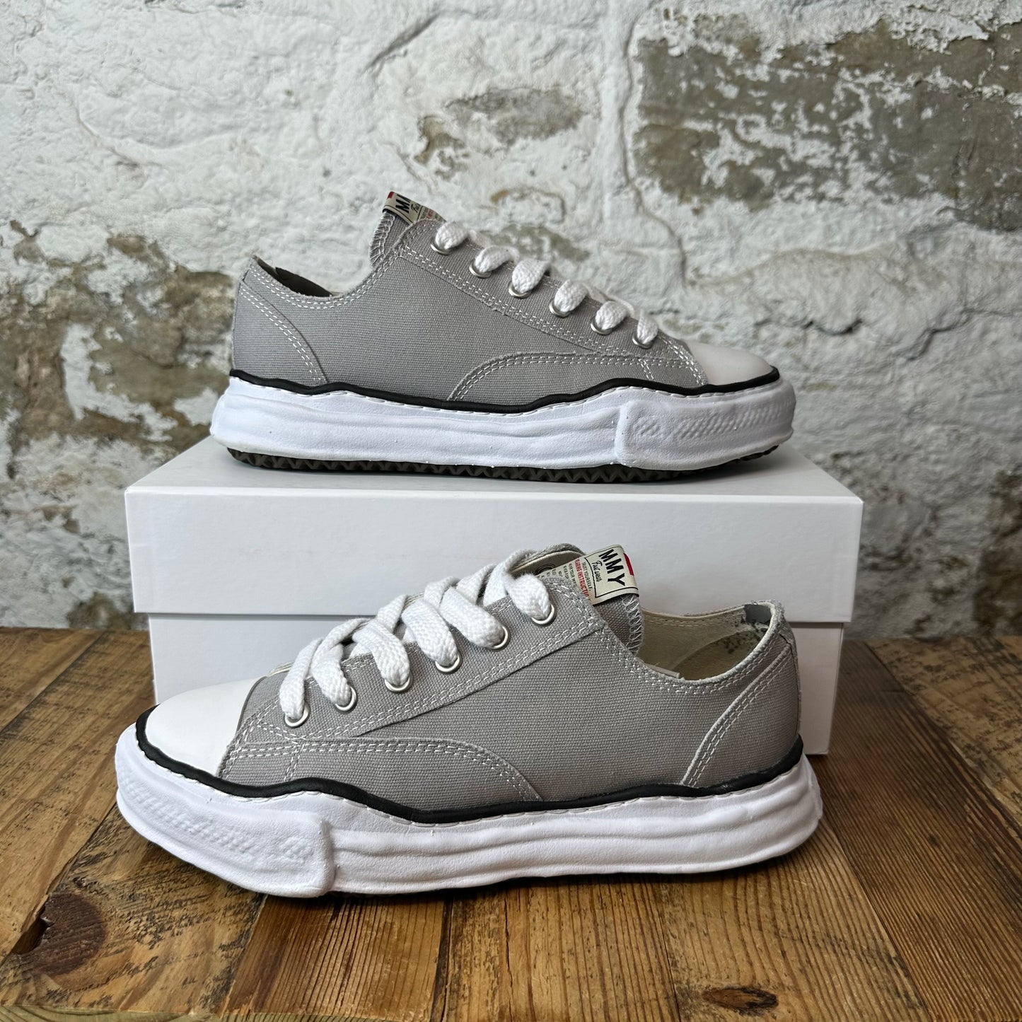 Maison Mihara Grey White Peterson Sneaker Sz 10 (43)