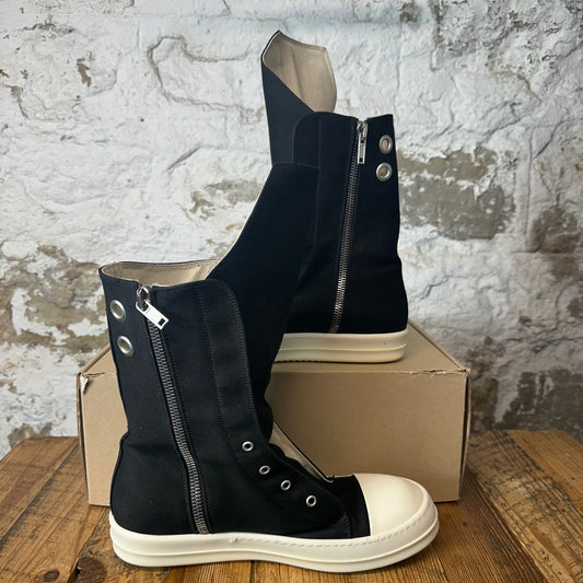 Rick Owens Boot Black Milk Sneaker Sz 11 (44)