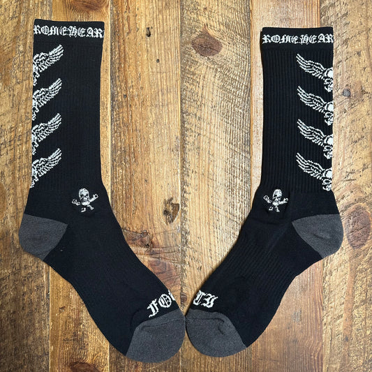 Chrome Hearts White Black Foti Socks DS