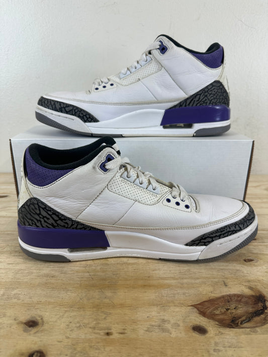 Air Jordan 3 Dark Iris Sz 11