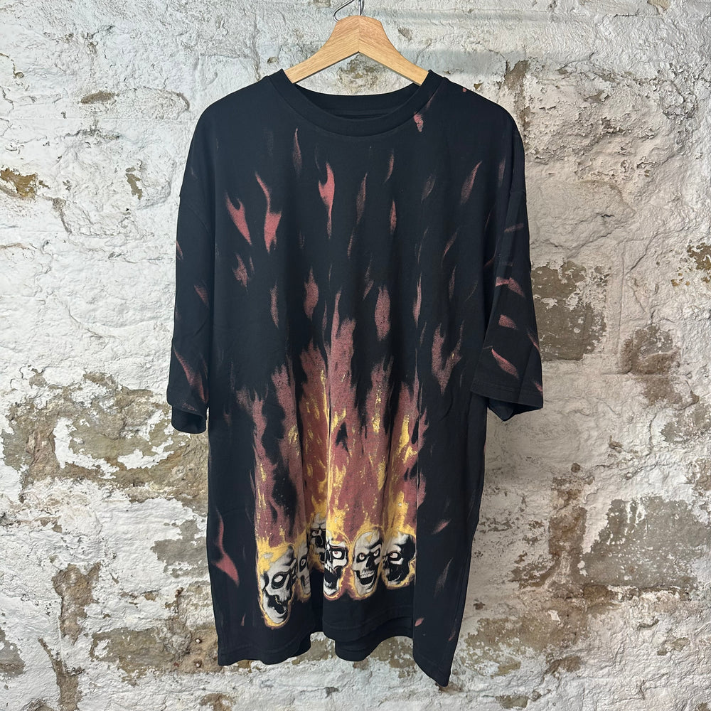 Supreme Maison Margiela Liquid Blue Black T-Shirt Sz XL DS