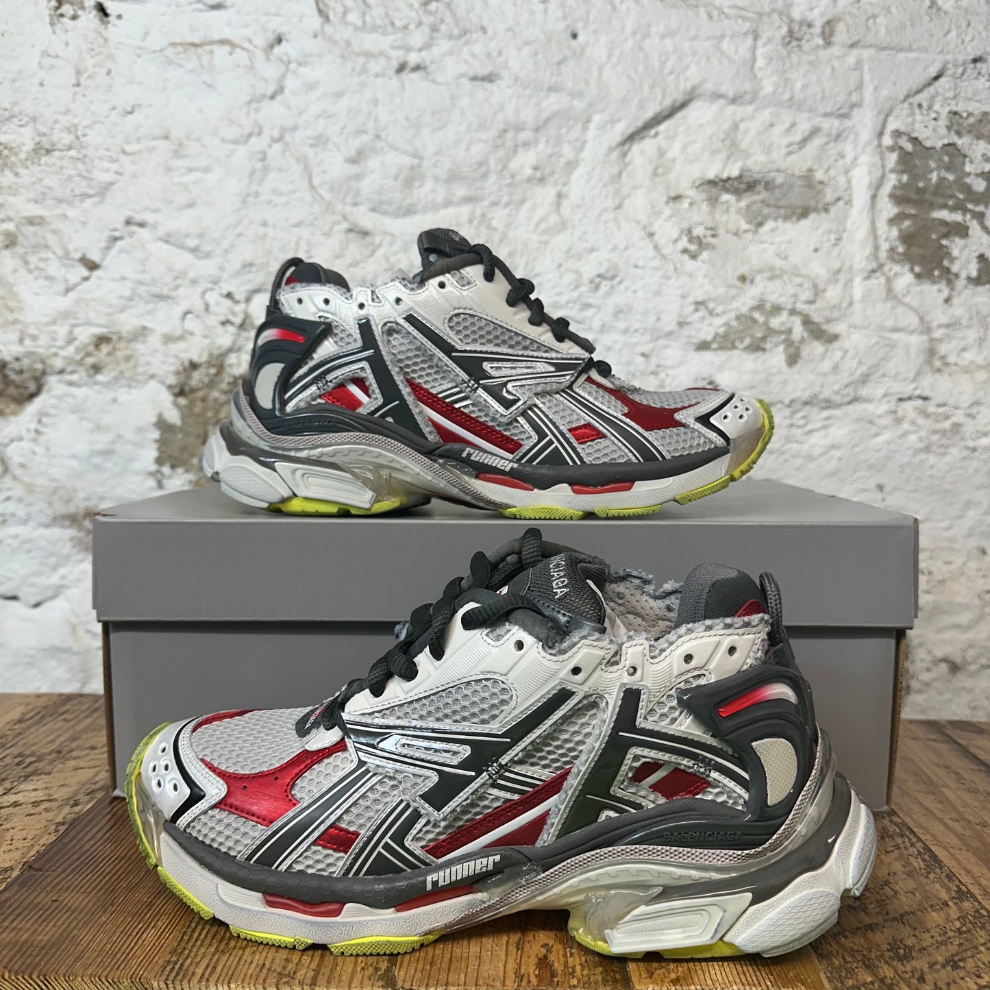 Balenciaga Runner Black White Red Sneaker