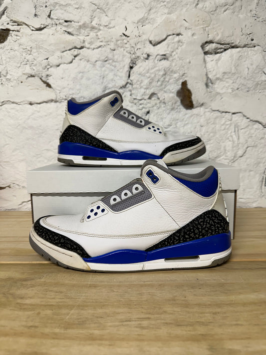 Air Jordan 3 Racer Blue Sz 10.5
