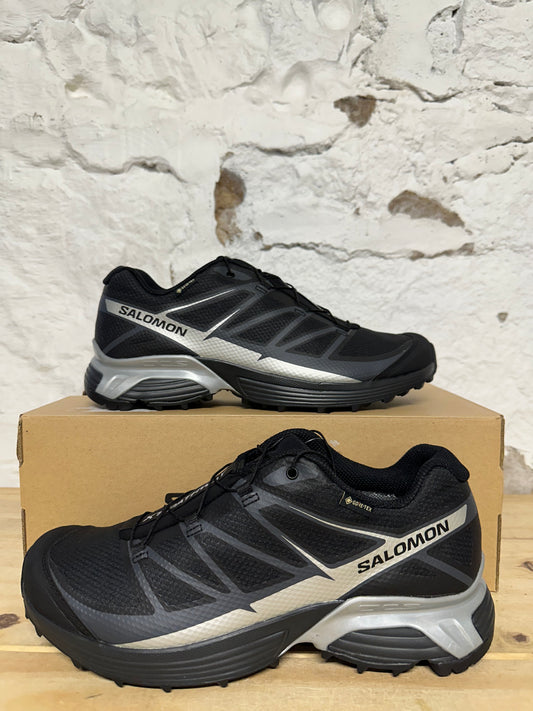 Salomon XT Pathway Gore Tex Black Silver Sz 9 DS