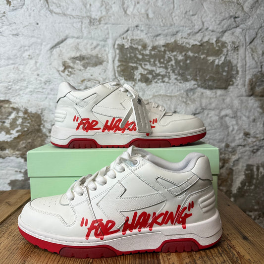Off-White Out Of Office Red White Sneaker Sz 9 (42)