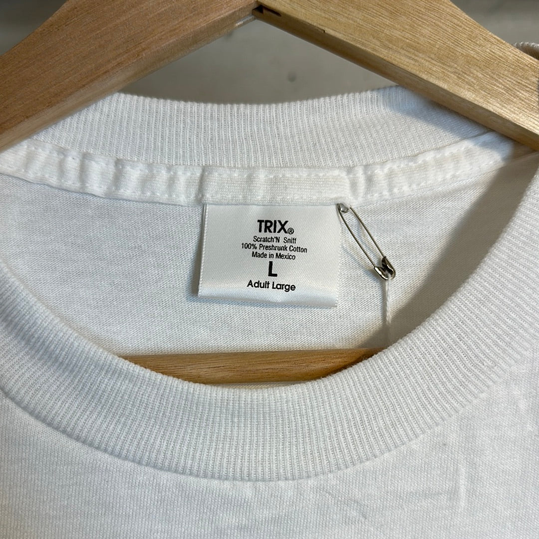 Trix Ceral White Tee Sz L