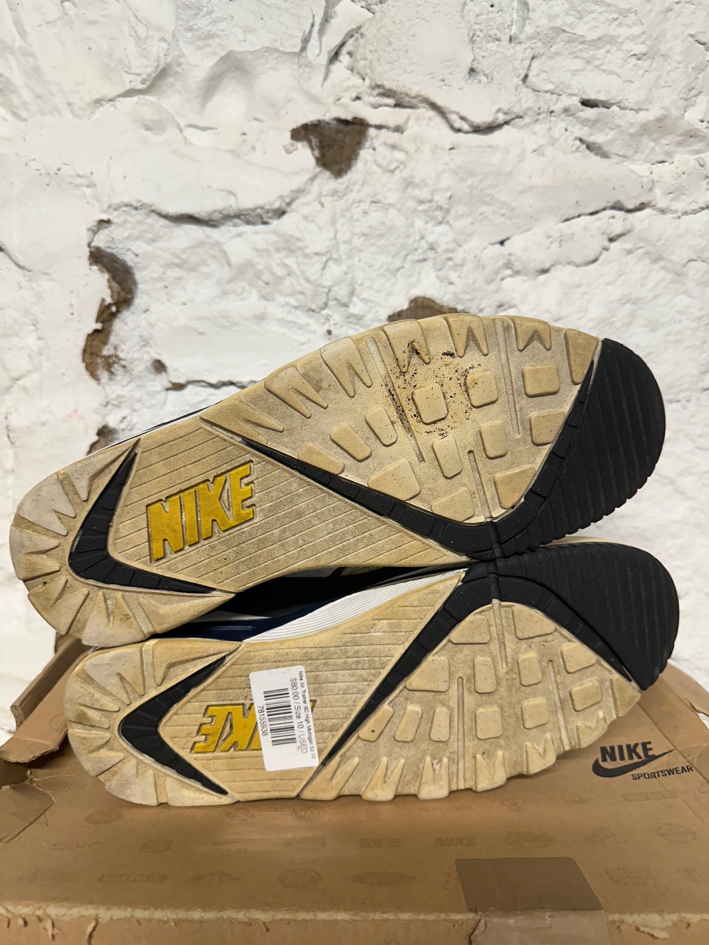 Nike Air Trainer SC High Michigan Sz 10