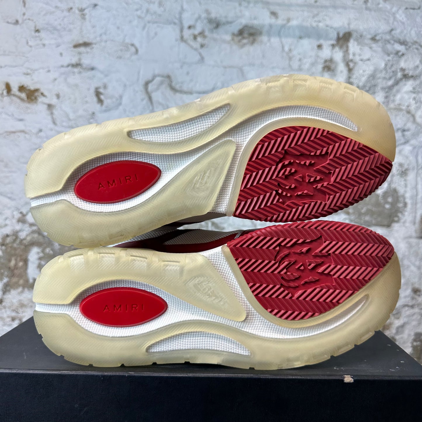 Amiri MA-1 Alabaster Red Sneaker Sz 13 (46)