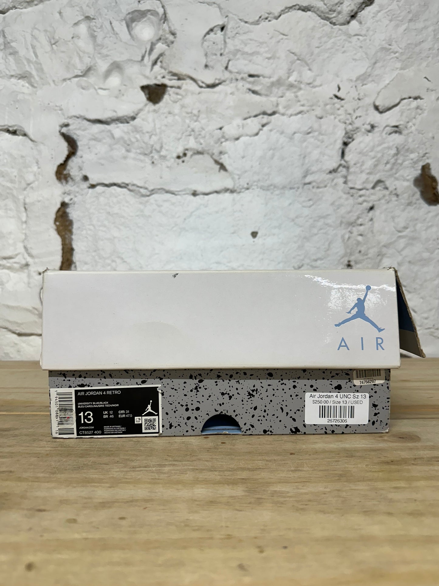 Air Jordan 4 University Blue Sz 13