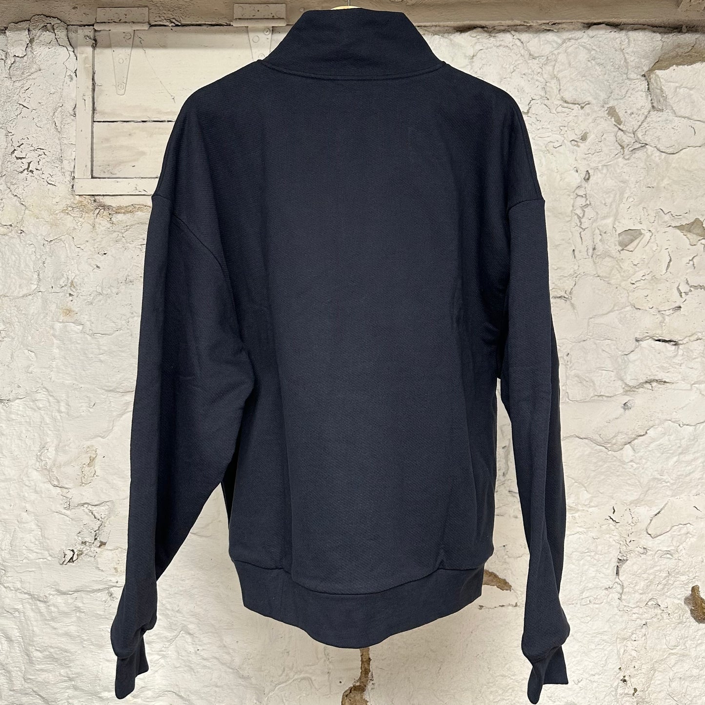 Denim Tears ADG Blue Quarter Zip Sweatshirt Sz XL DS