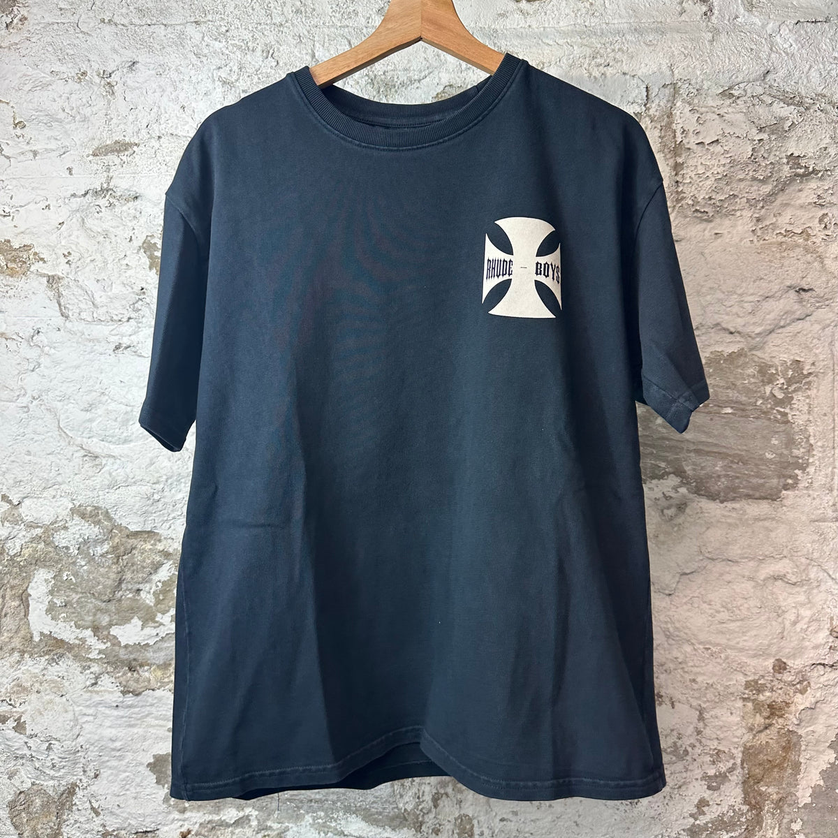 Rhude Boys Malibu Black T-Shirt Sz XS