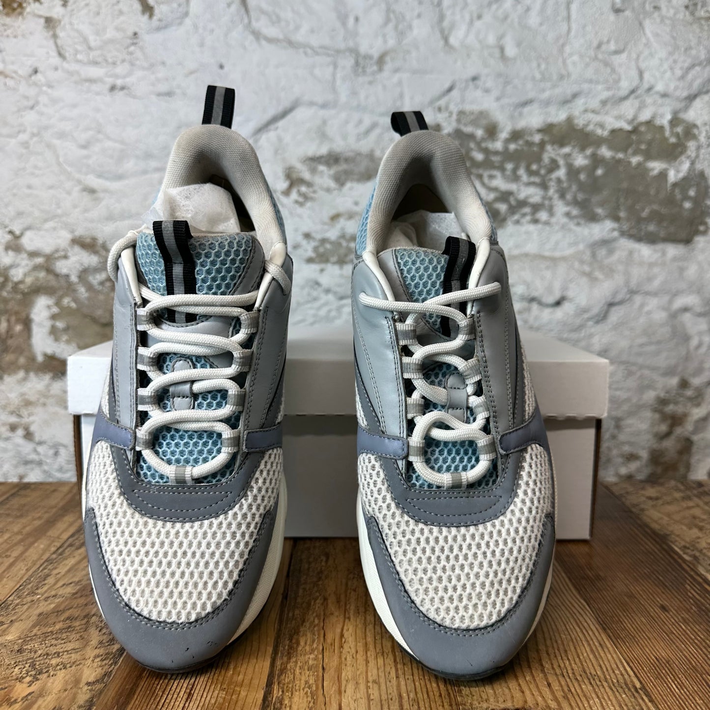 Dior B22 Grey White Blue Sneaker Sz 9 (42)
