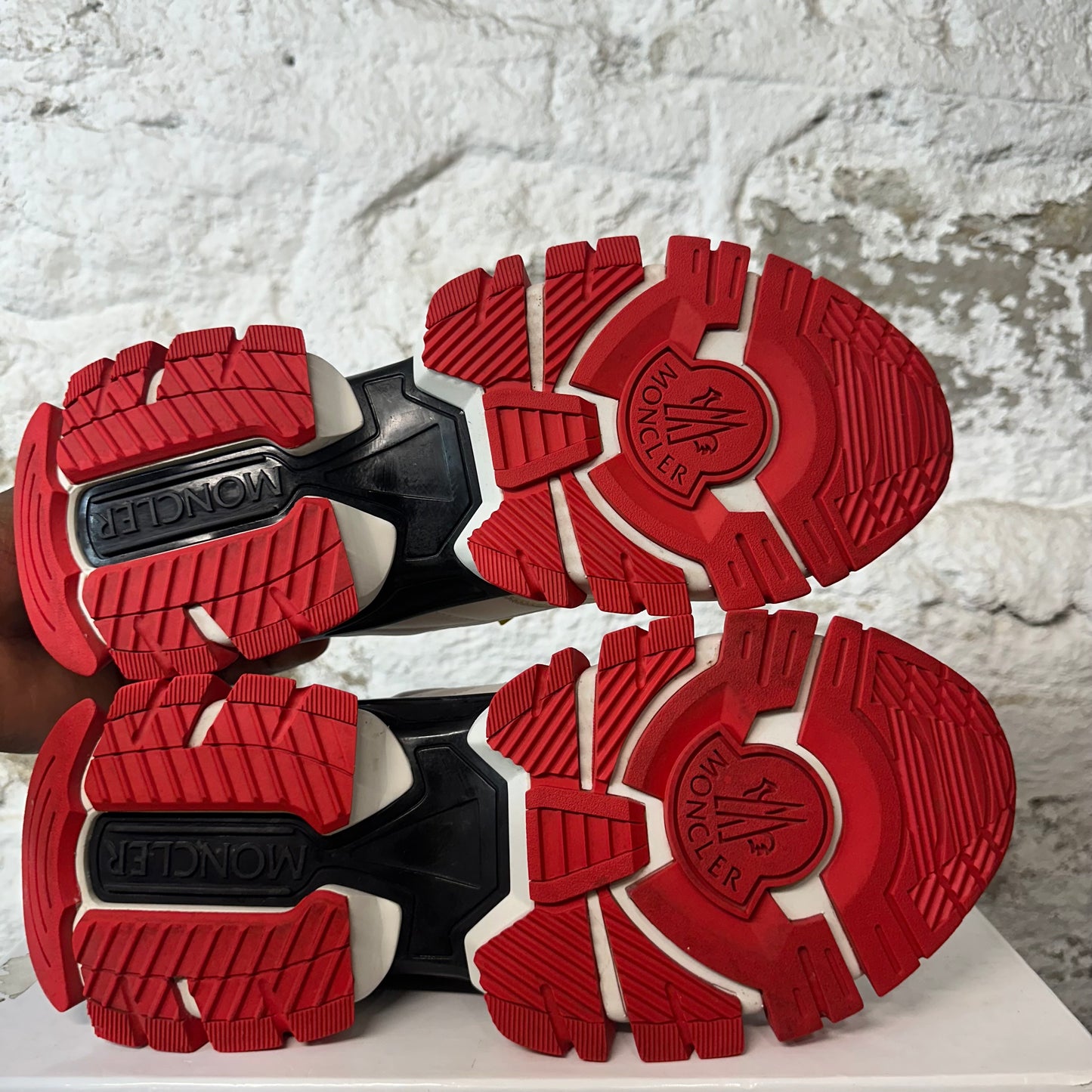 Moncler Leave No Trace Cream Sneaker Sz 10 (43)