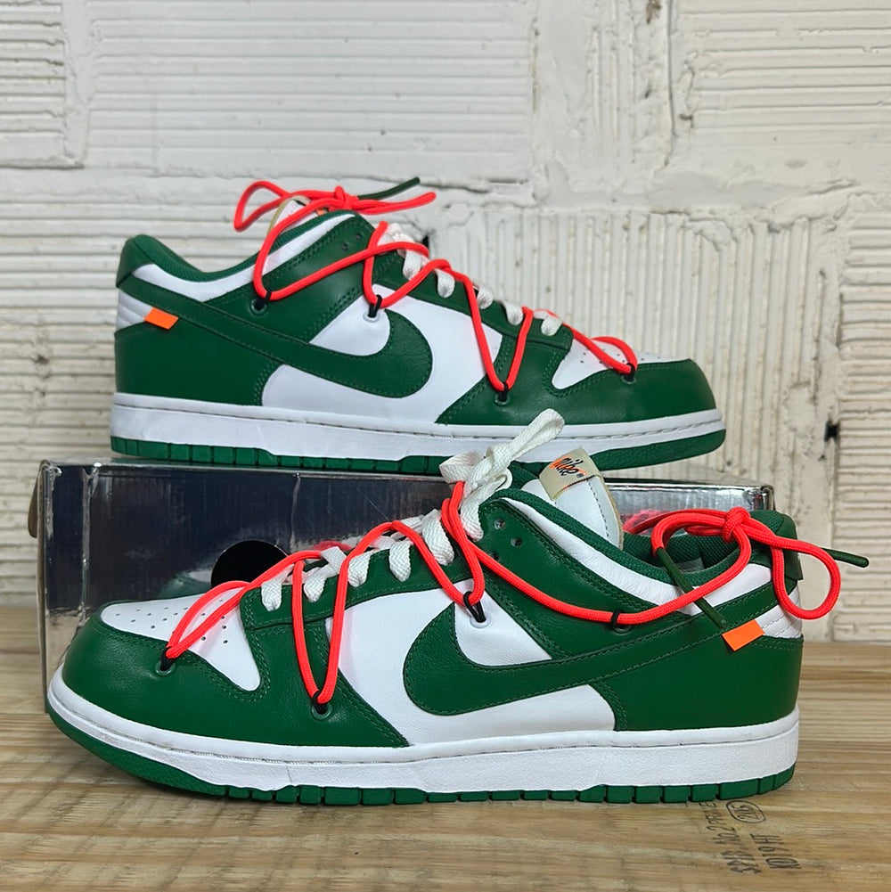 Nike Dunk Low Off-White Pine Green Sz 11.5