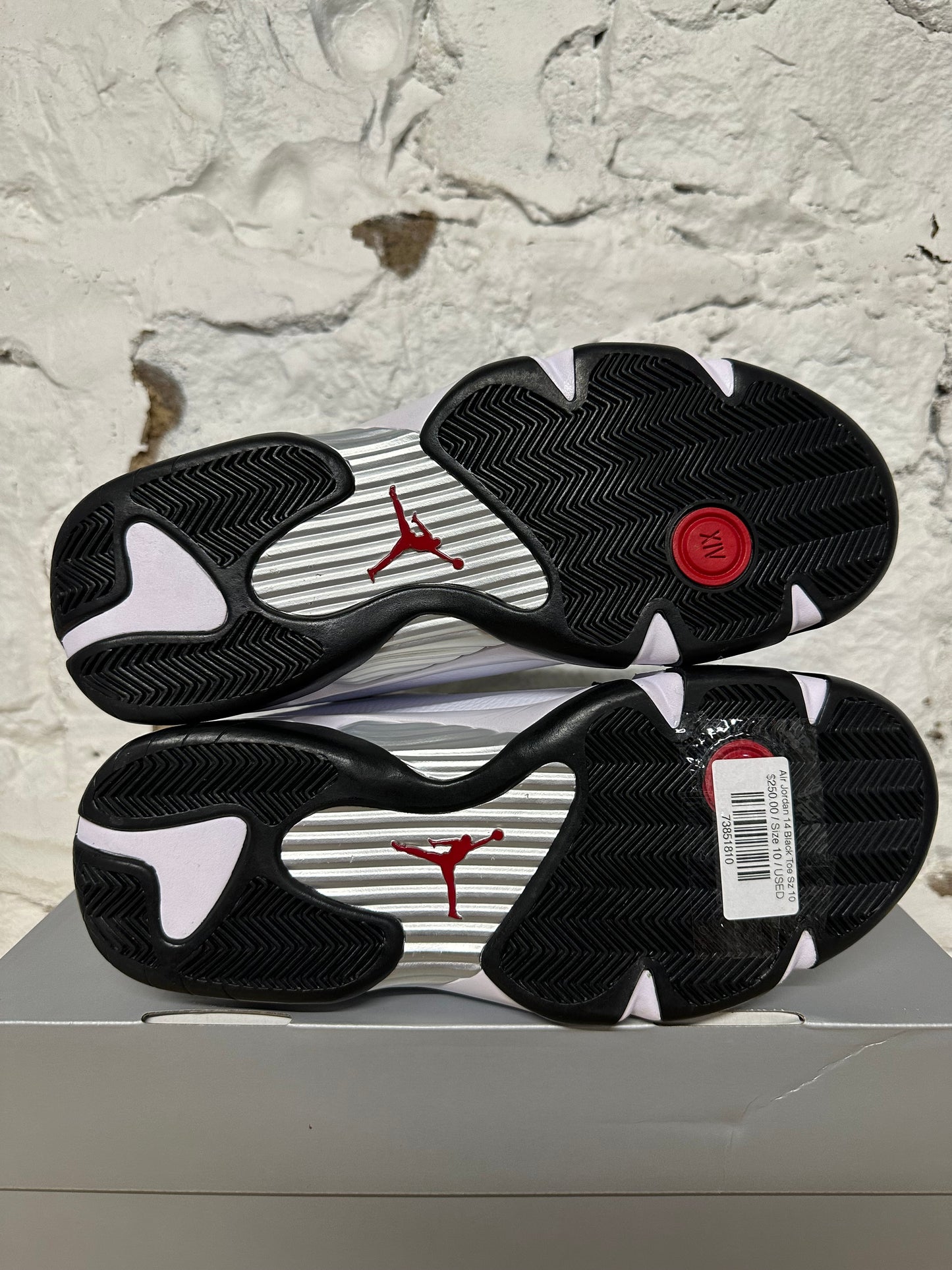 Air Jordan 14 Black Toe Sz 10