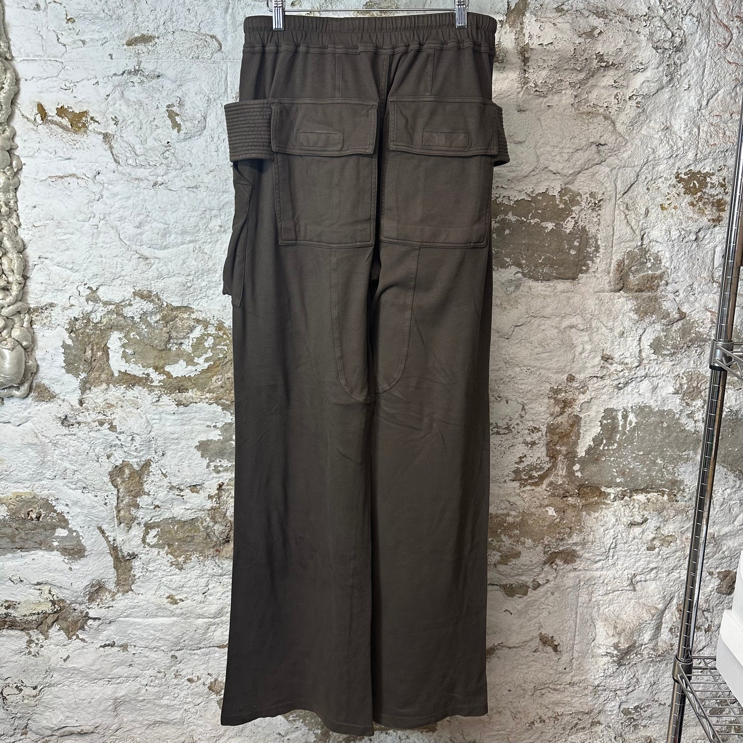 Rick Owens Dark Dust Creatch Cargo Sweatpants Sz M
