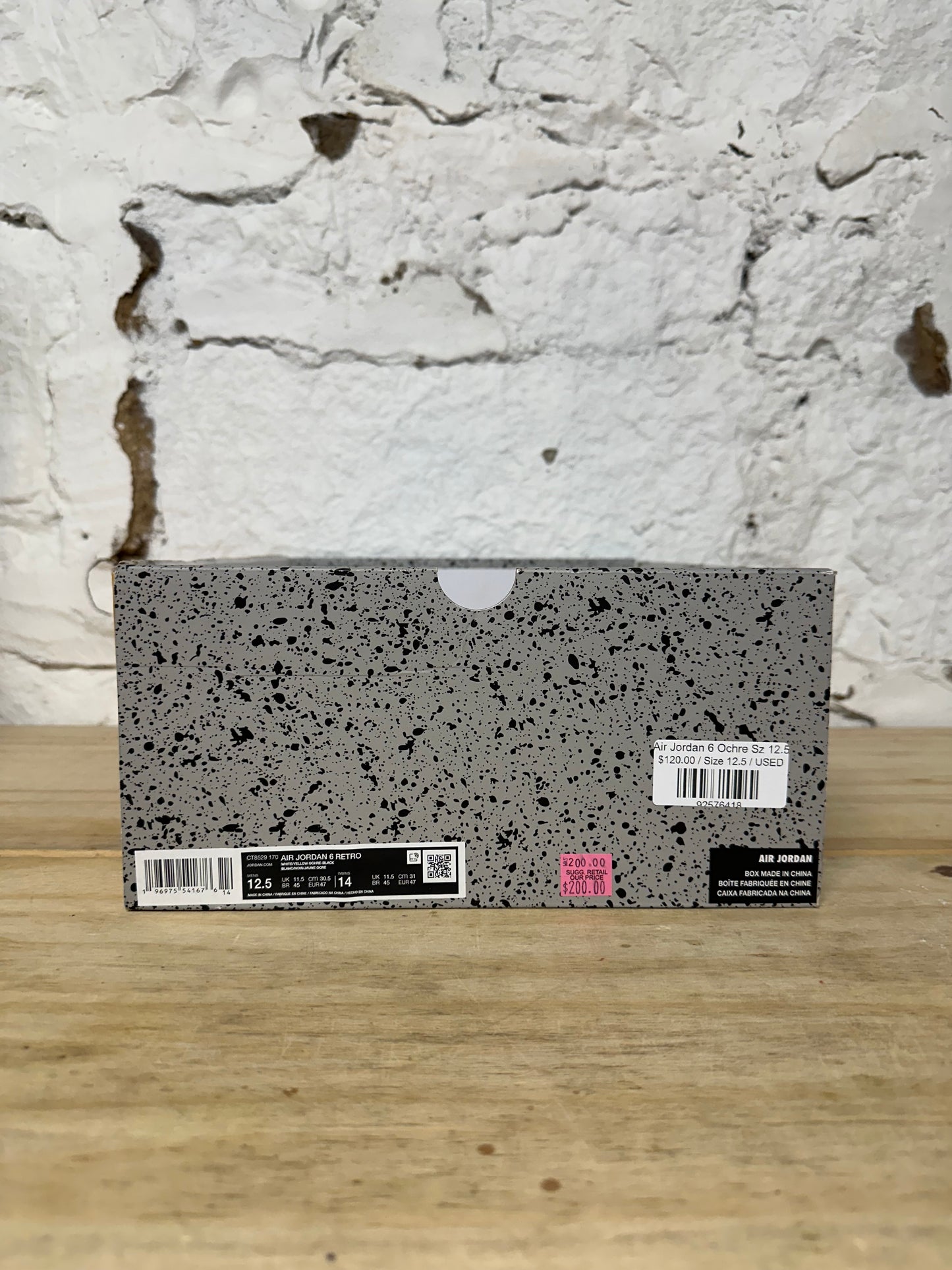 Air Jordan 6 Ochre Sz 12.5