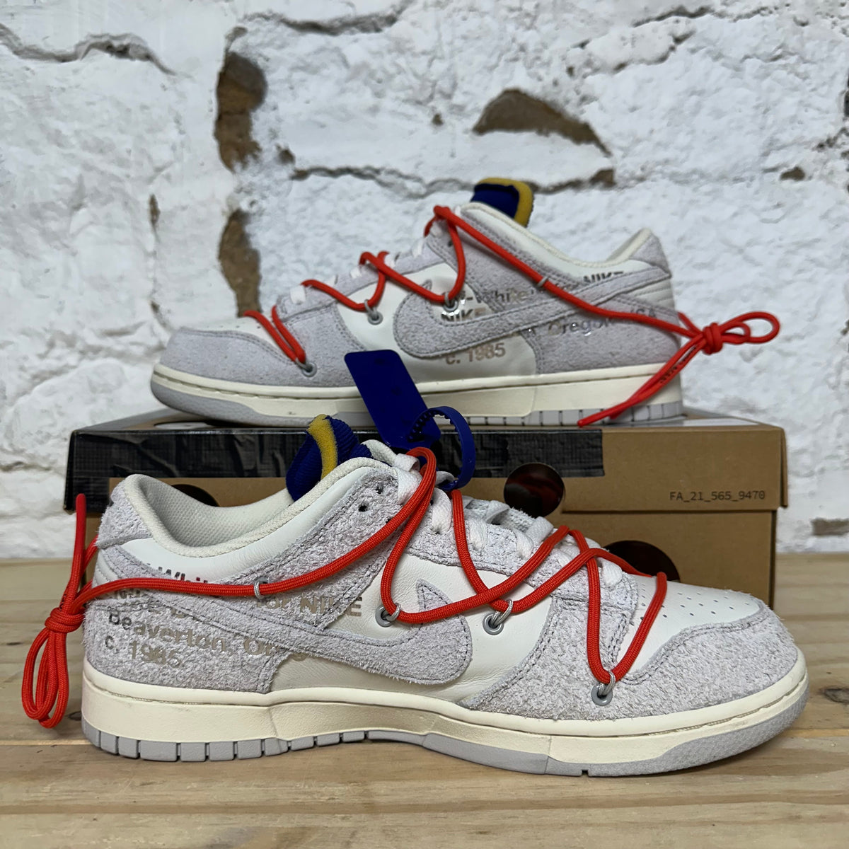 Nike Dunk Low Off-White Lot 13 Sz 10