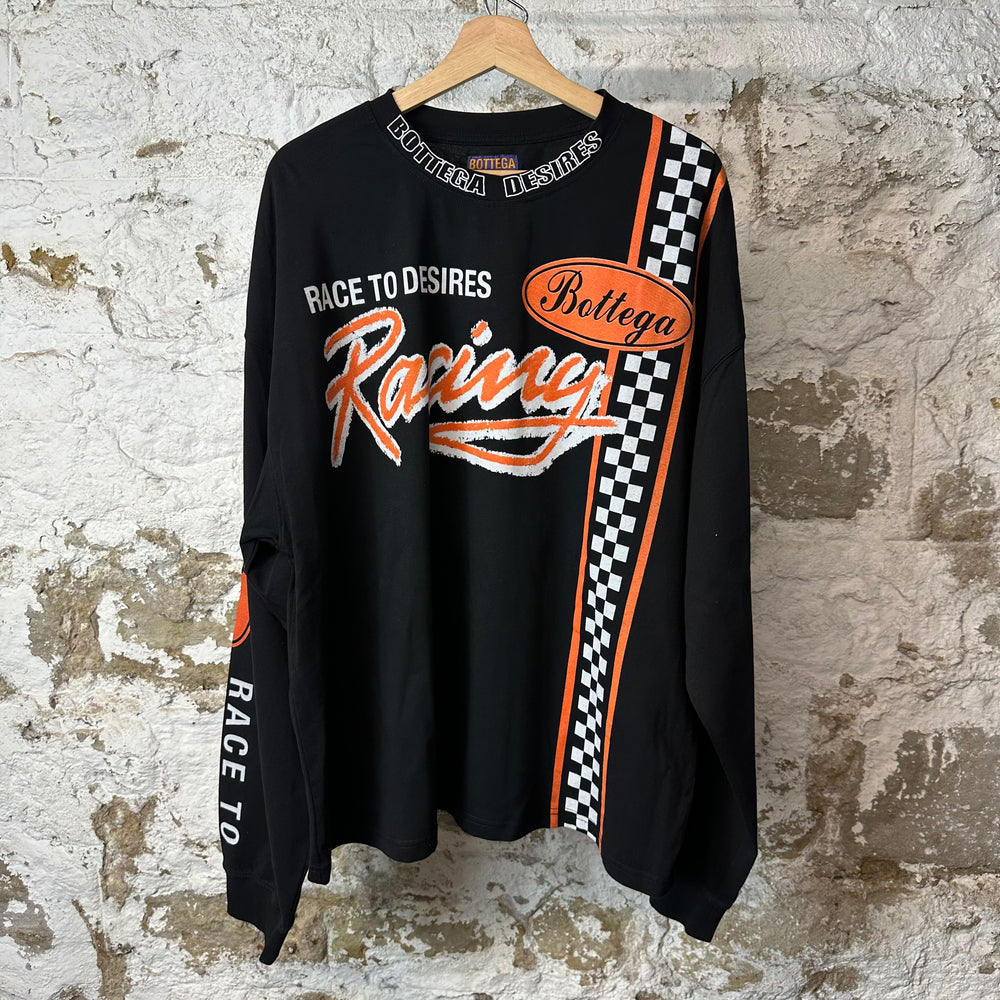 Bottega Desires Race Black Long Sleeve Sz XXL