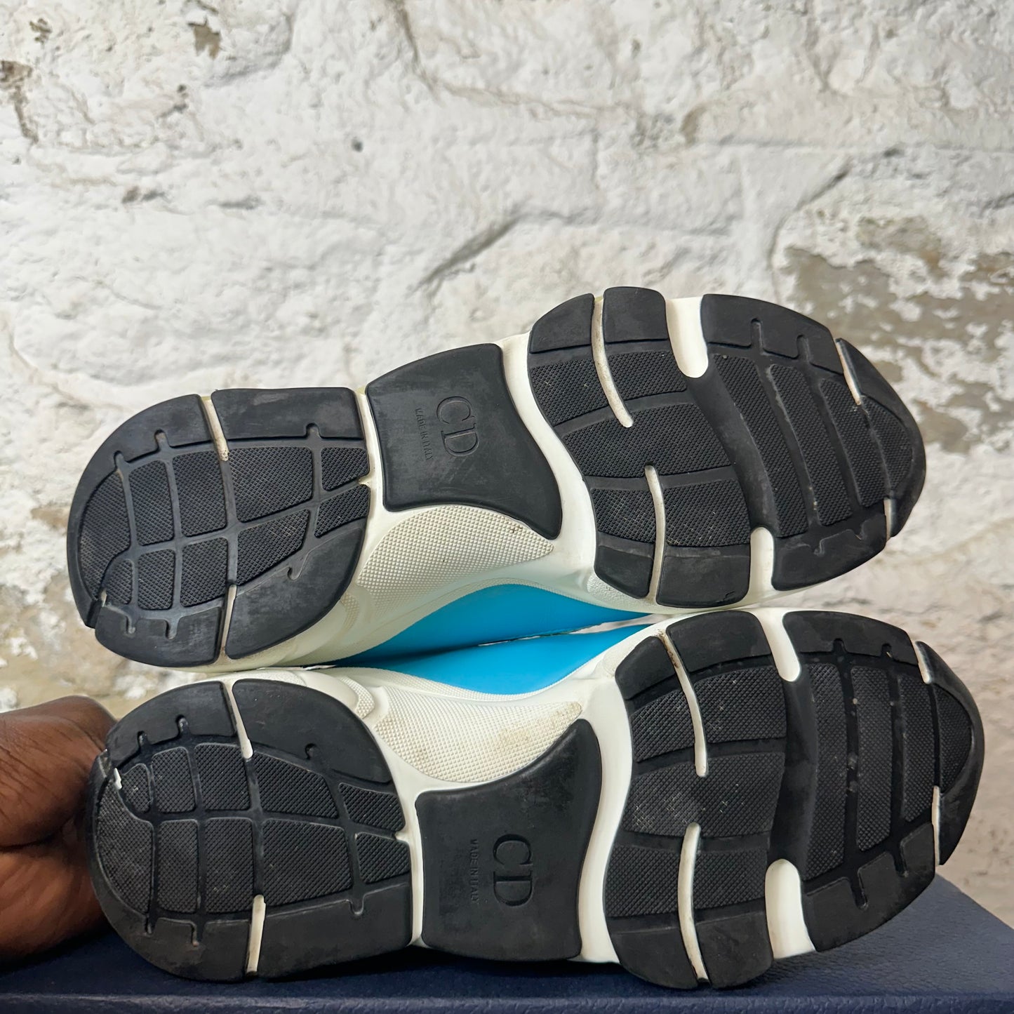 Dior B22 Teal Blue White Gray Sneaker 9 (42)