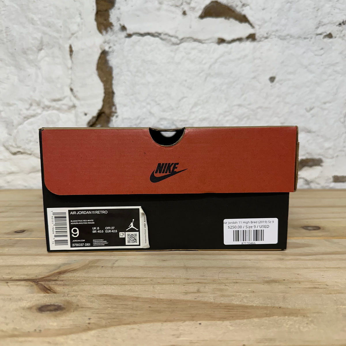 Air Jordan 11 High Bred (2019) Sz 9