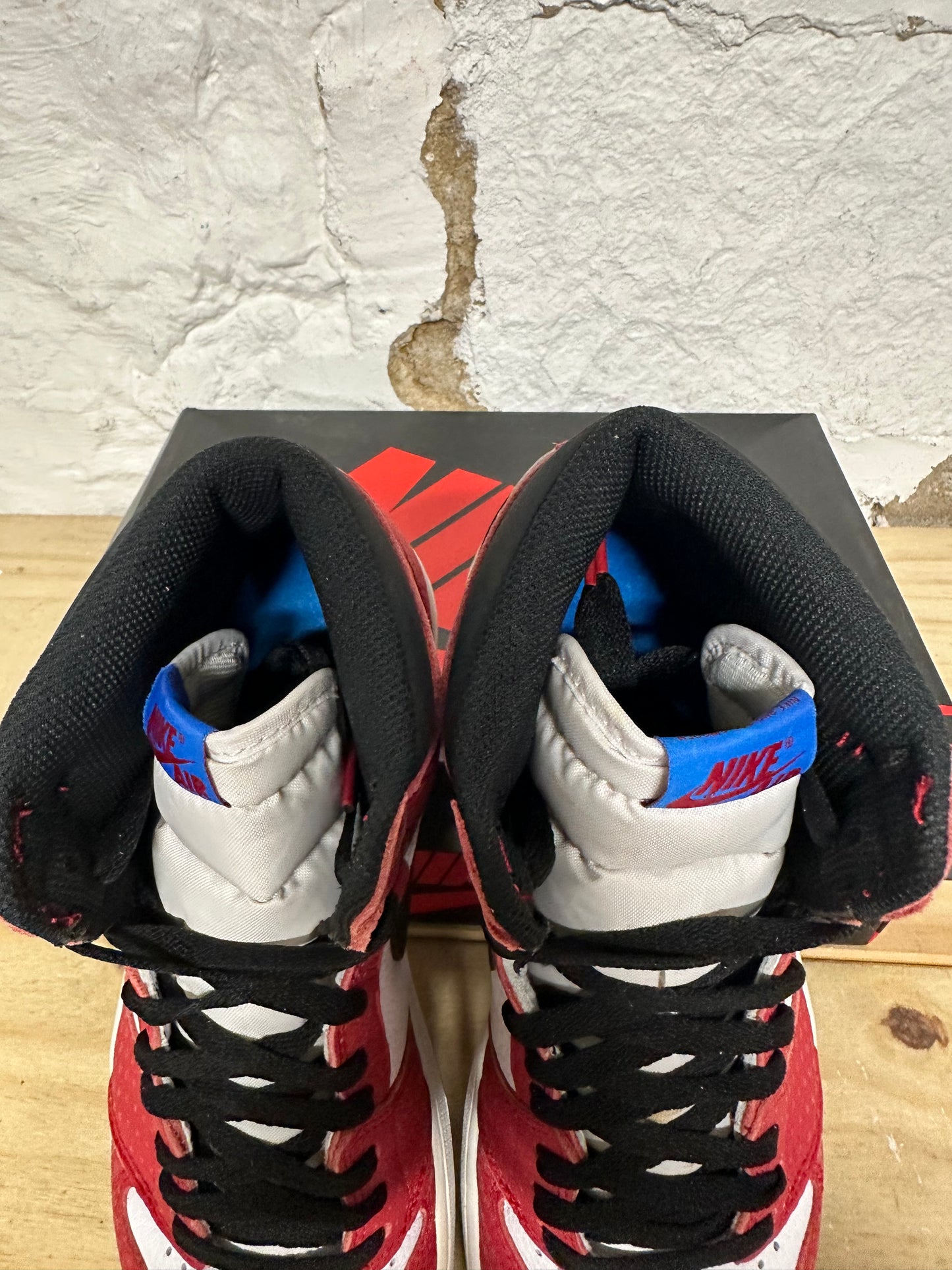 Air Jordan 1 High Spider-Man Origin Story Sz 12