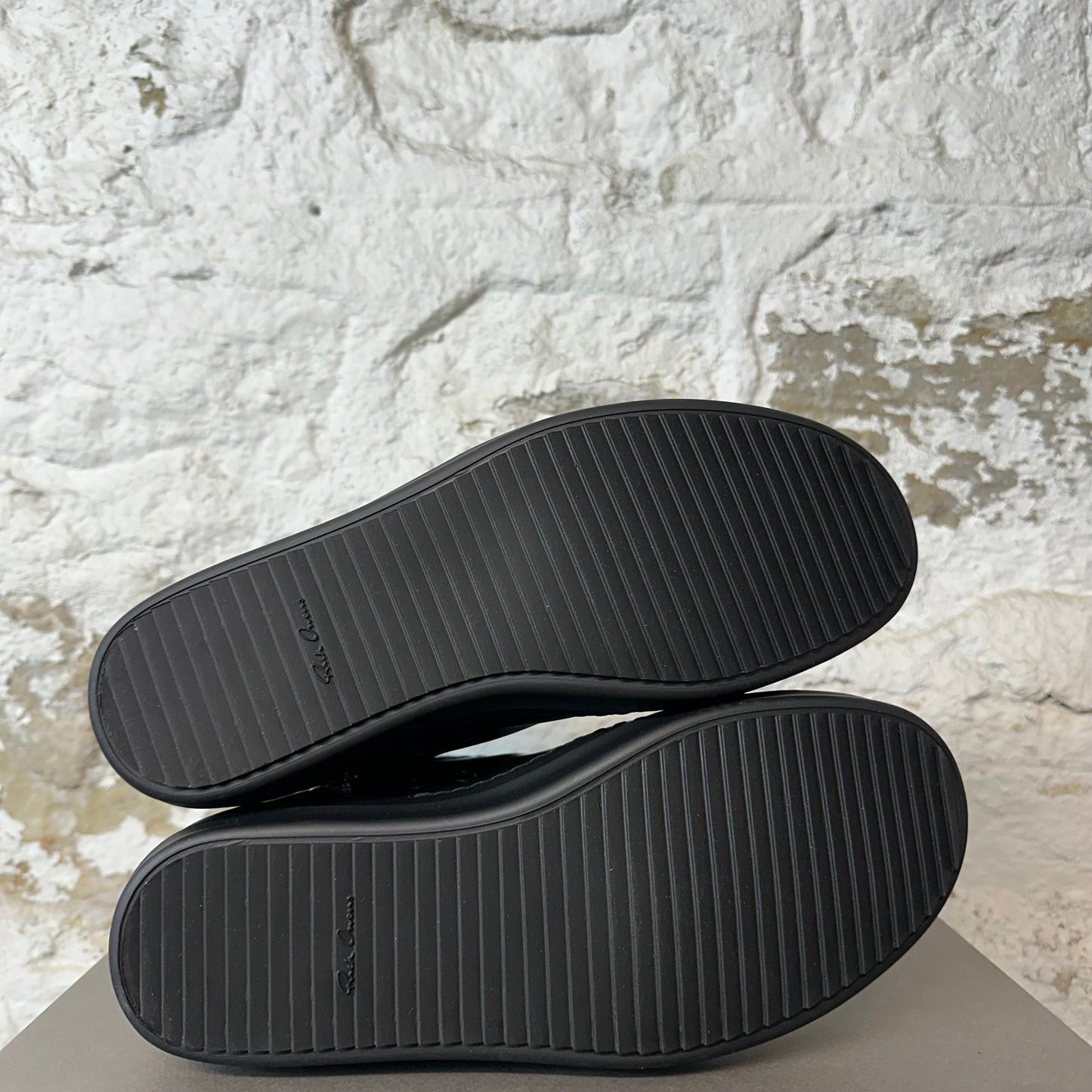 Rick Owens Triple Black Hollywood High Sneaker DS