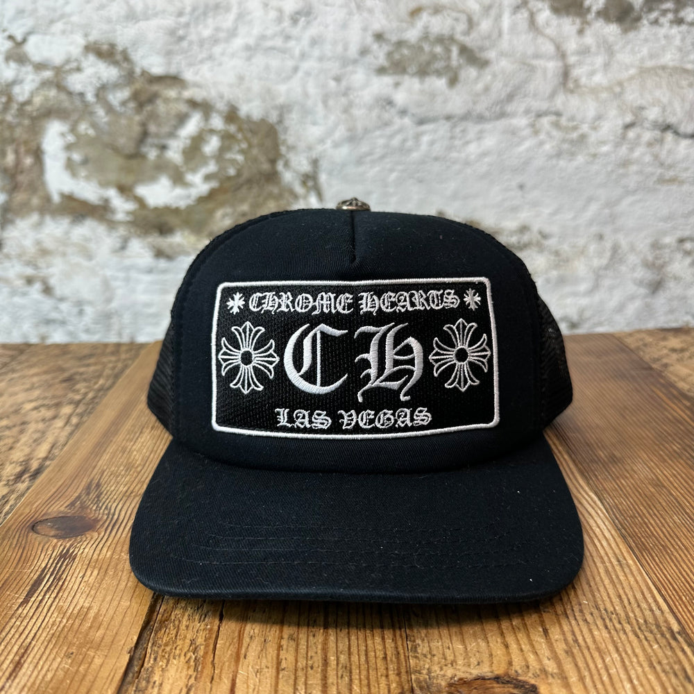Chrome Hearts Las Vegas Black Trucker Hat