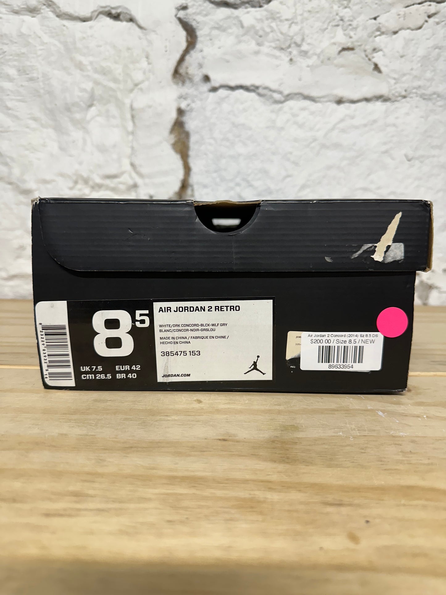 Air Jordan 2 Concord (2014) Sz 8.5 DS