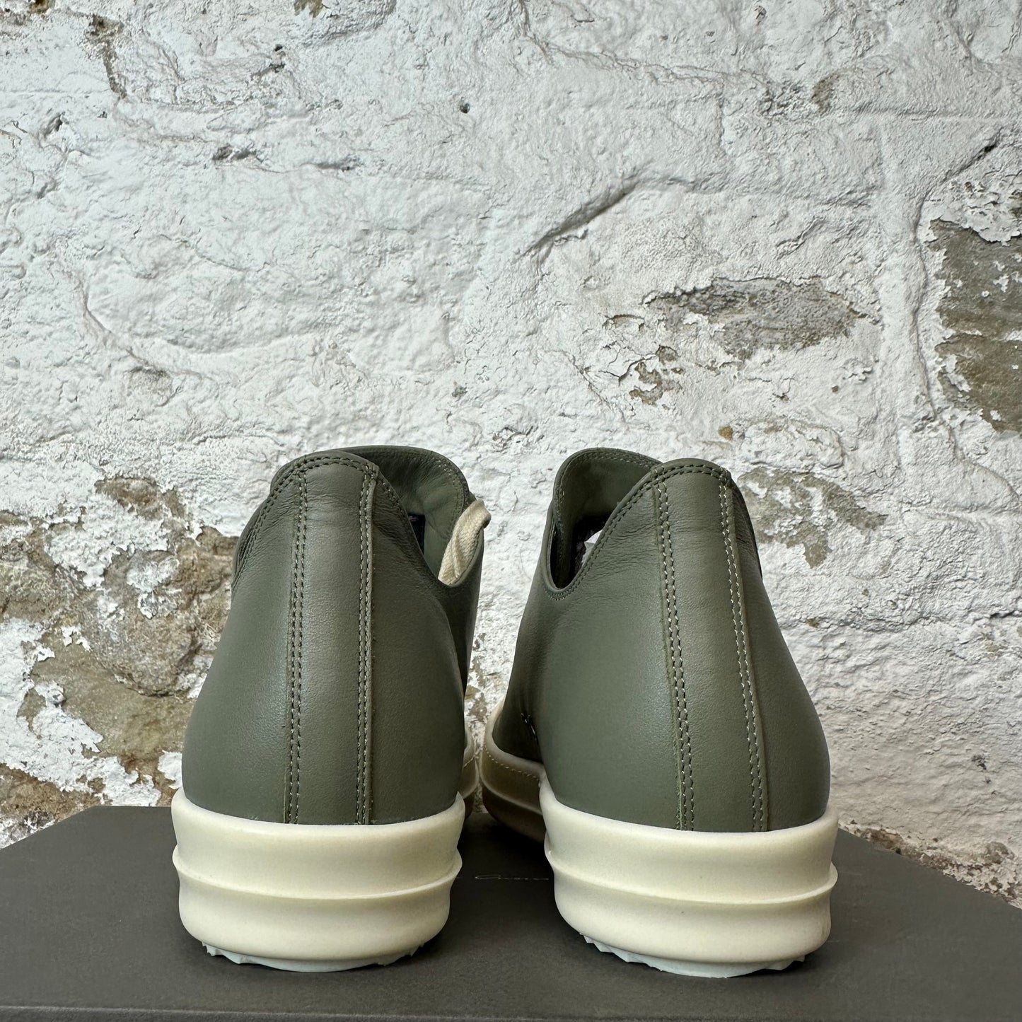 Rick Owens Hollywood Celadon Milk Sneaker Sz 8.5 (41.5) DS