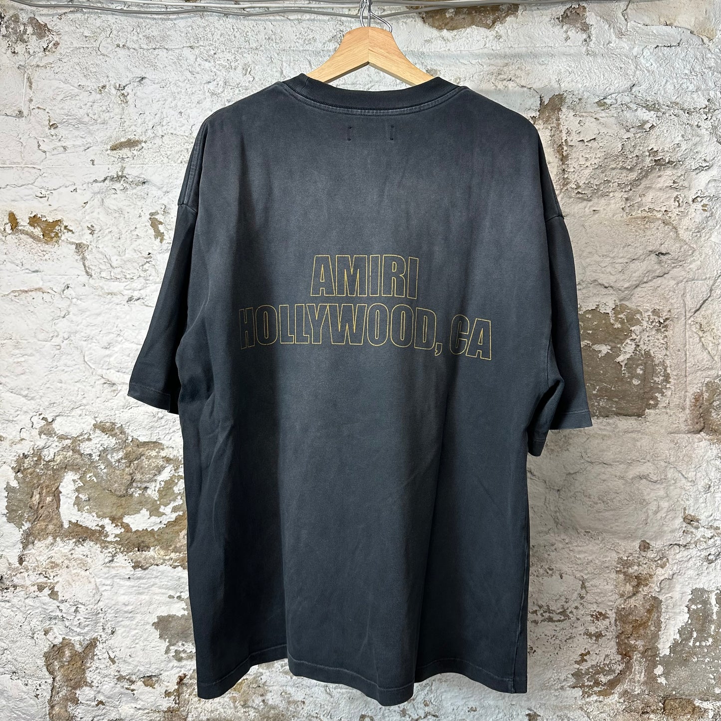 Amiri Vintage MA Eagle Black T-Shirt Sz L