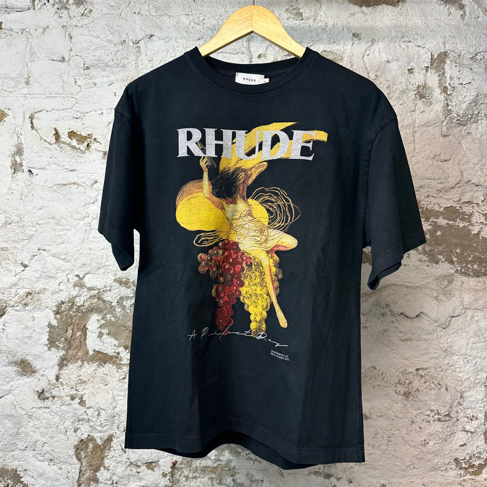 Rhude Grape T-shirt Black Sz XS