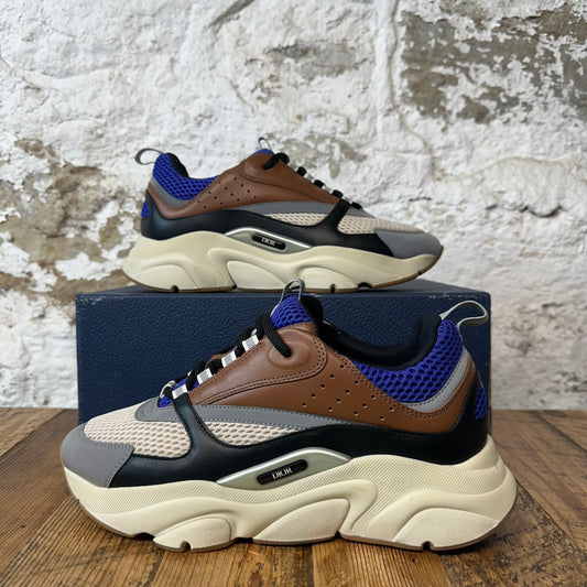 Dior B22 Brown Black Cream Sneaker Sz 9 (42)