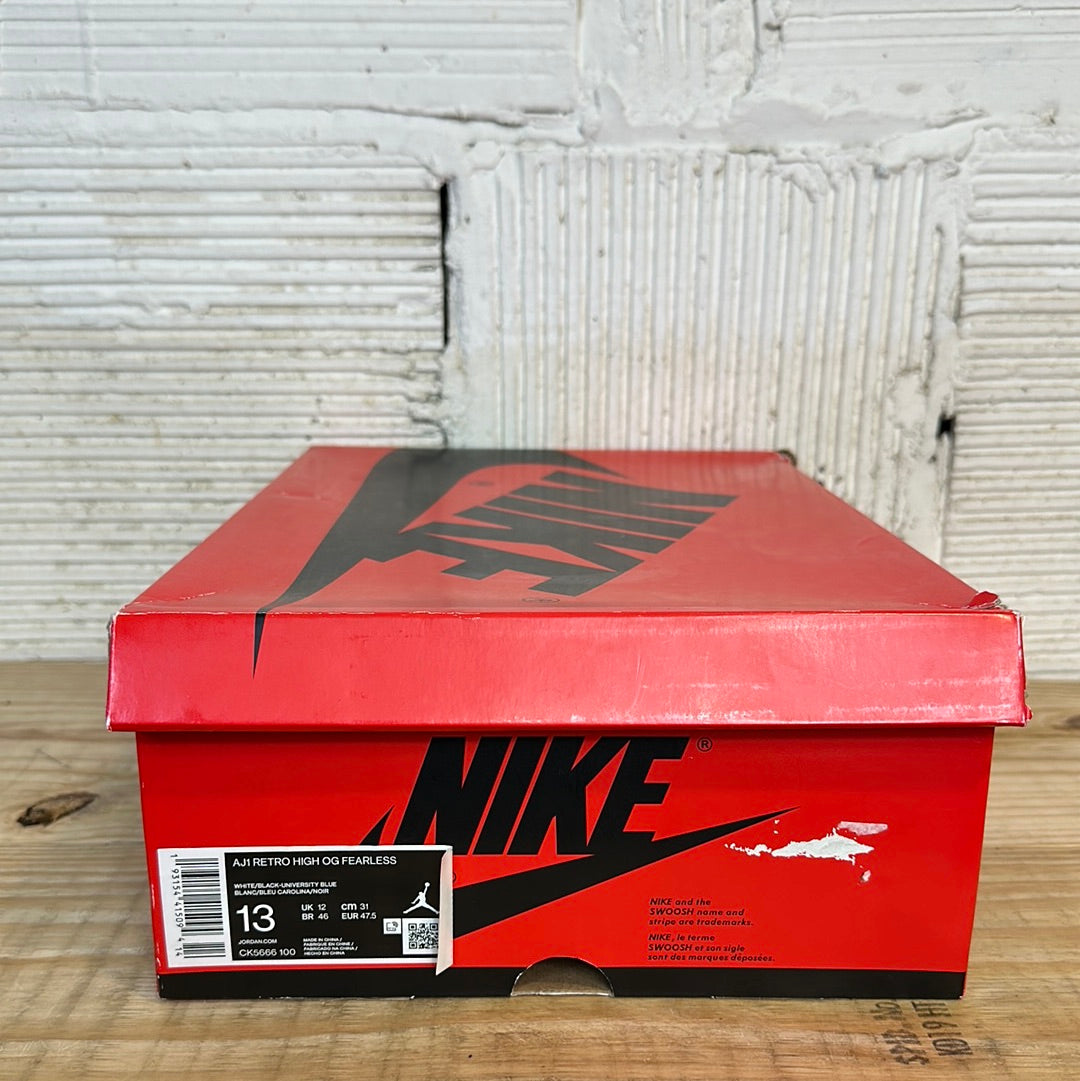 Air Jordan 1 High Fearless UNC Chicago Sz 13 DS