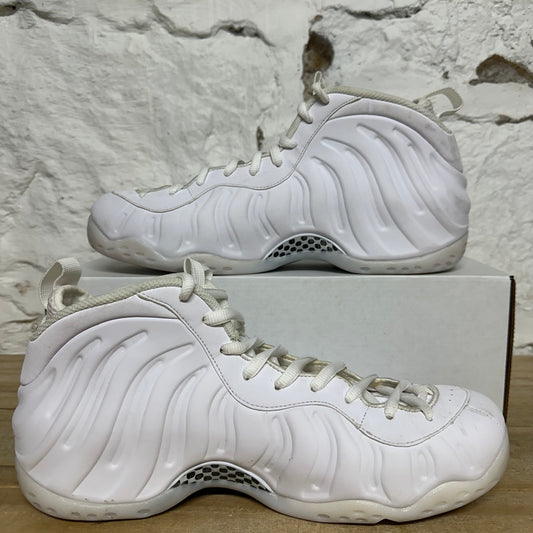 Nike Air Foamposite One Triple White Sz 10.5