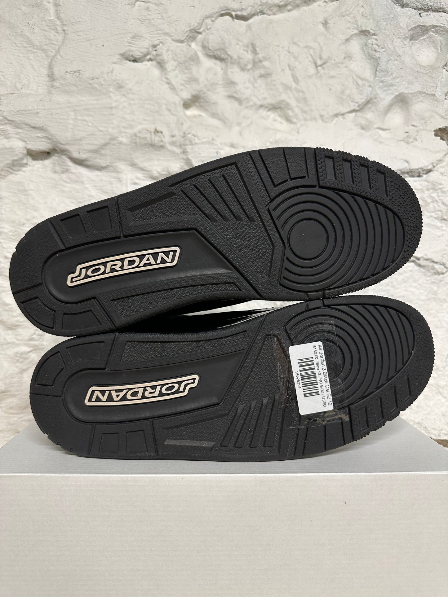 Air Jordan 3 Black Cat Sz 12