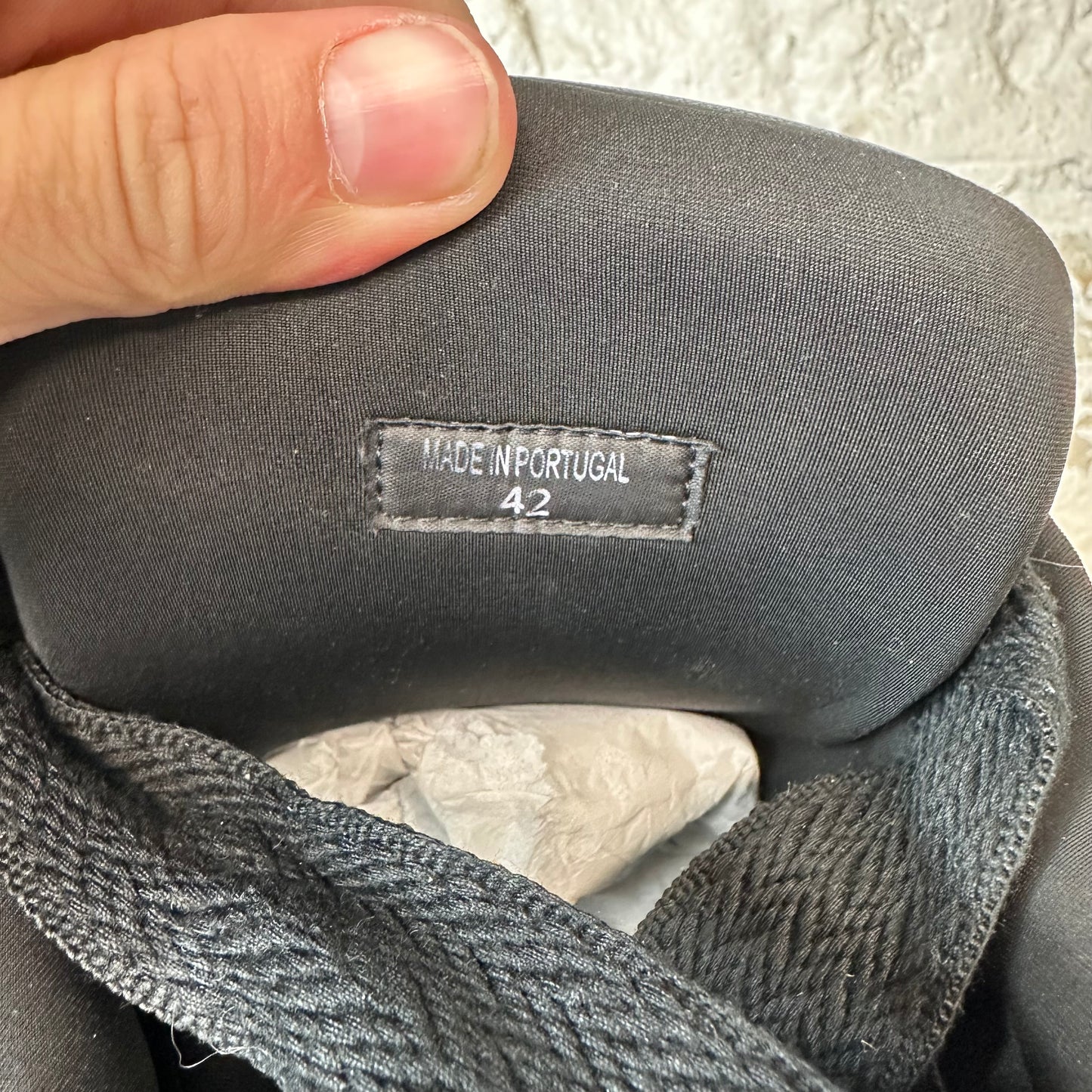 Lanvin Curb Triple Black XL Sneaker Sz 9 (42)