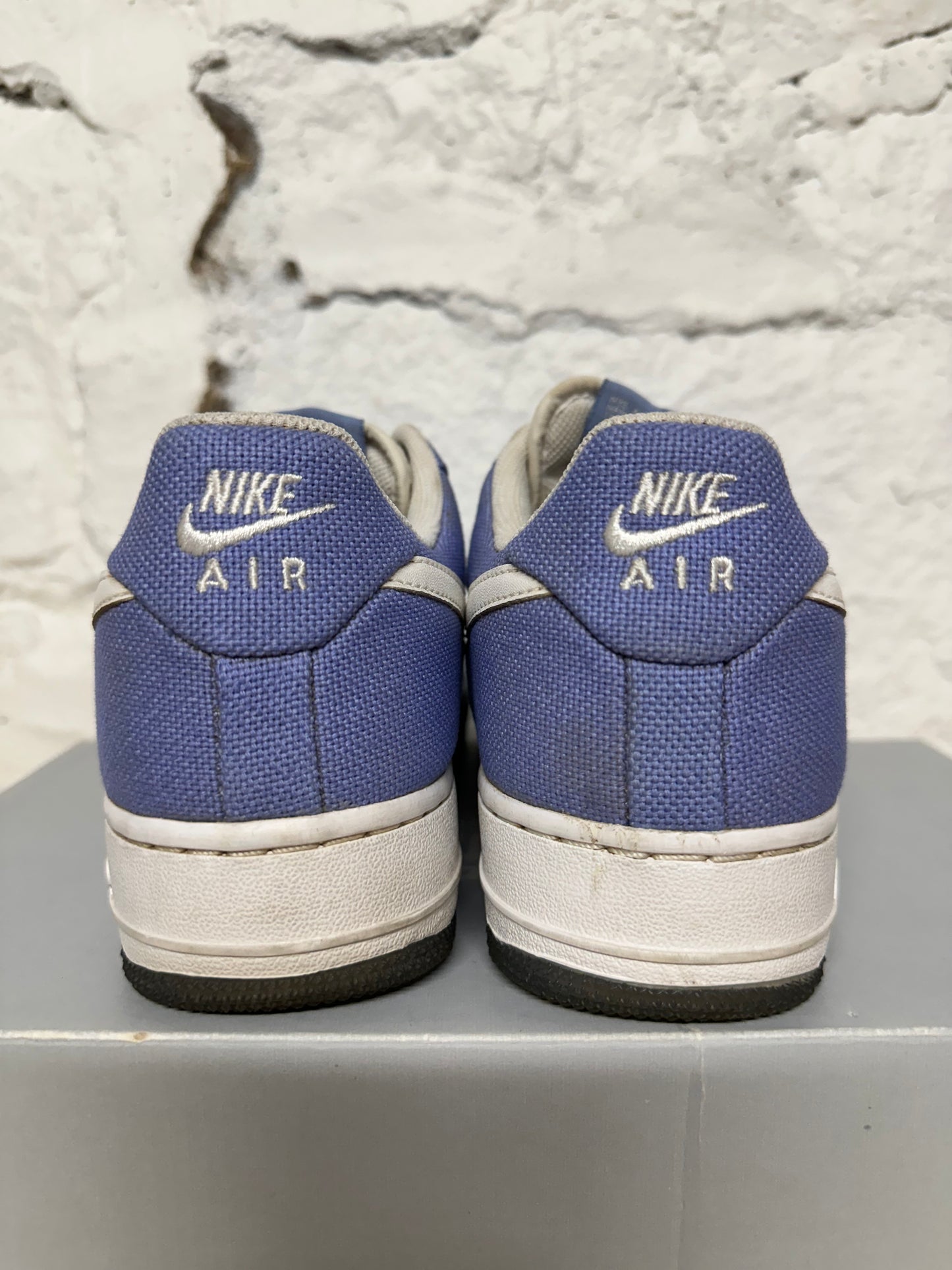 Nike Air Force 1 Low Blue Canvas Sz 7.5 (9W)