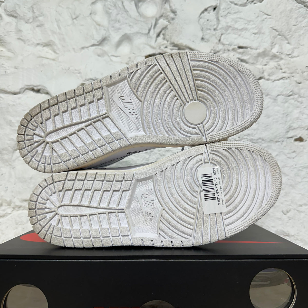 Air Jordan 1 High Virgil Abloh Archive Alaska Sz 9.5