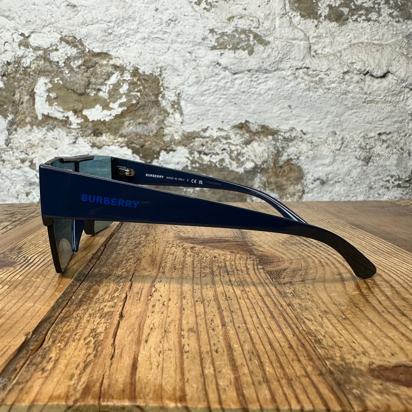 Burberry Aviator Frame Blue Tinted Sunglasses W/ Box