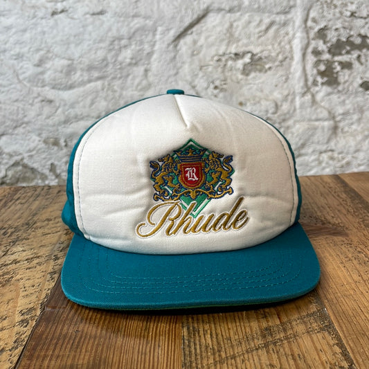 Rhude Teal Crest Hat