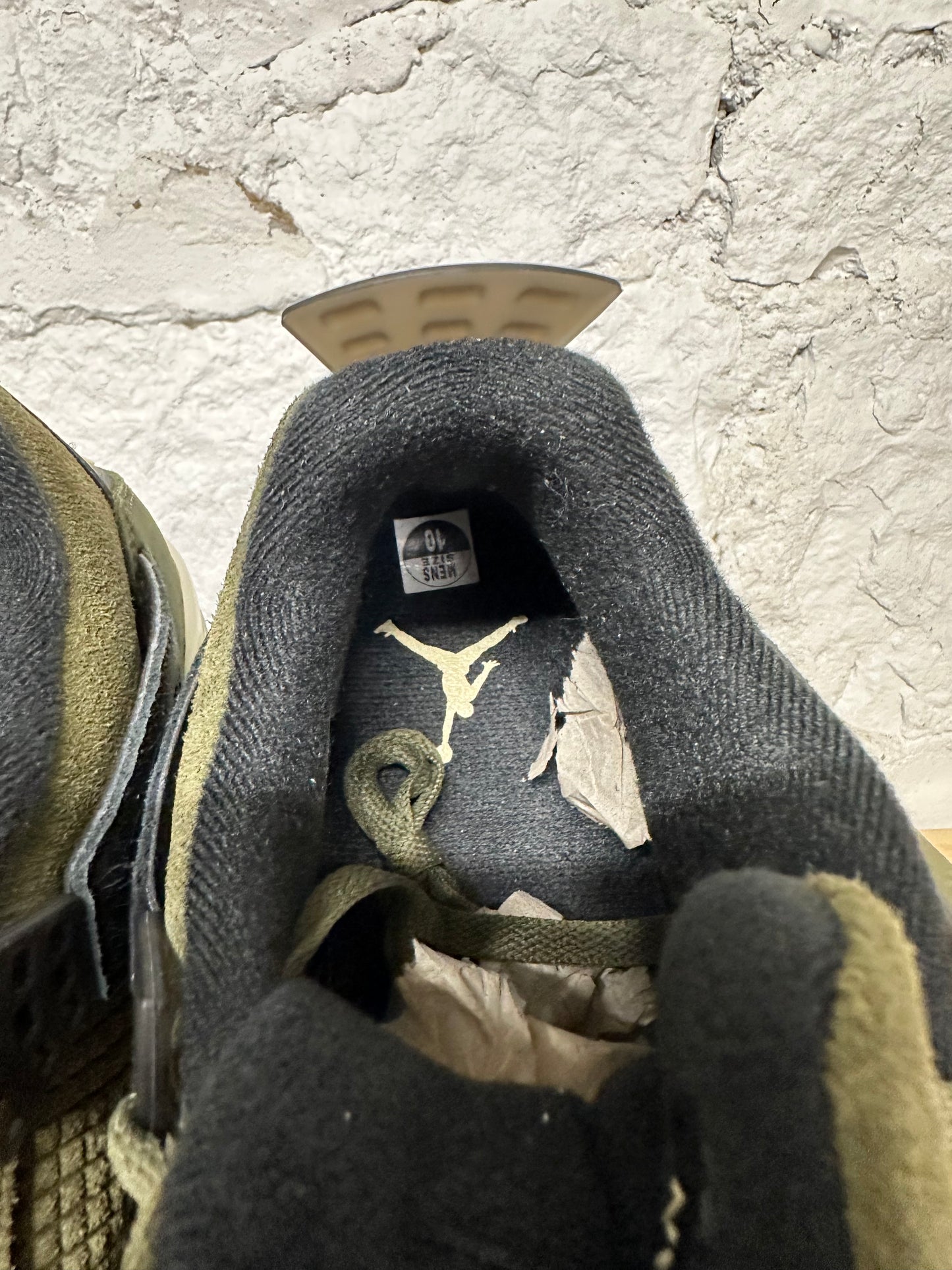 Air Jordan 4 Craft Olive Sz 10