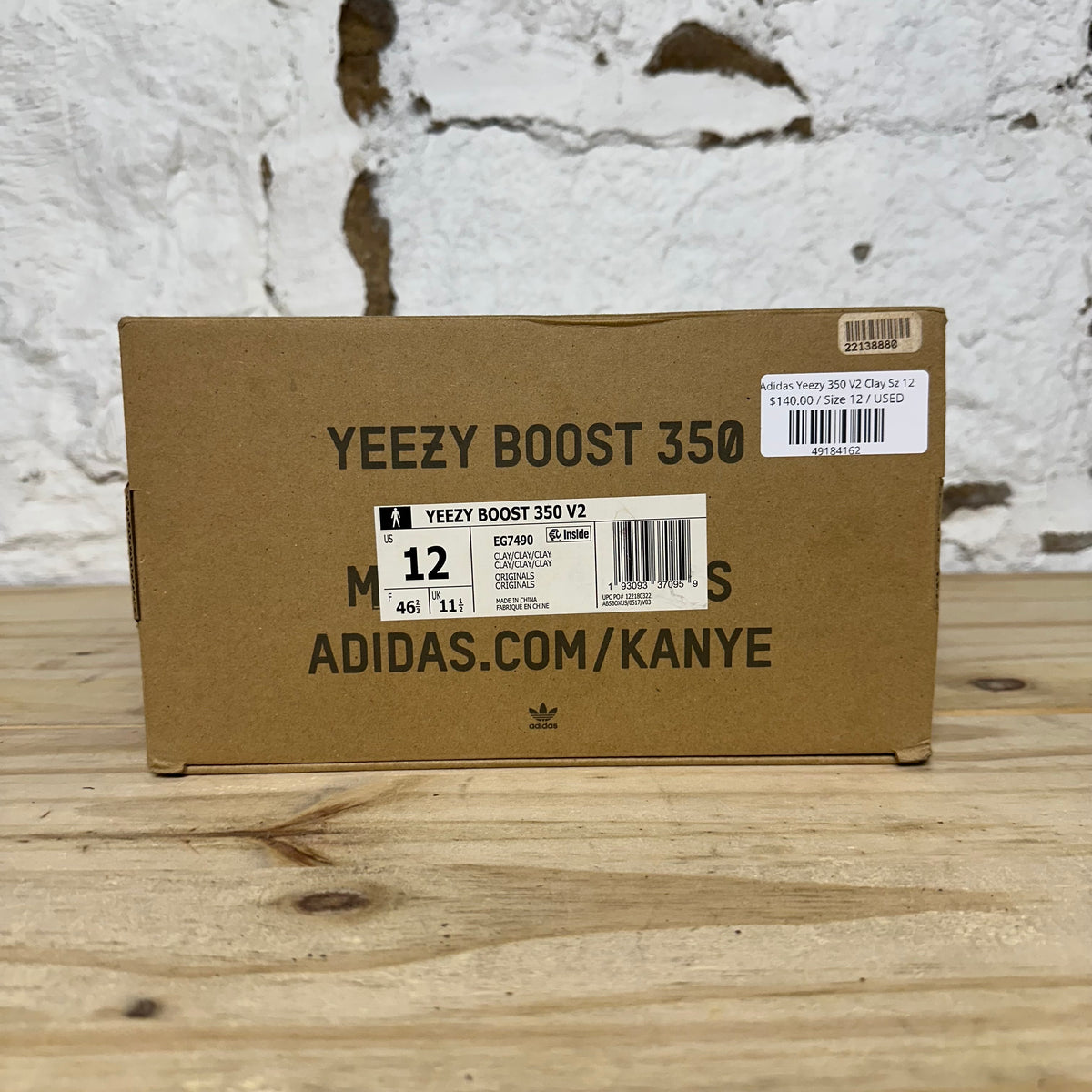 Yeezy 350 V2 Clay Sz 12