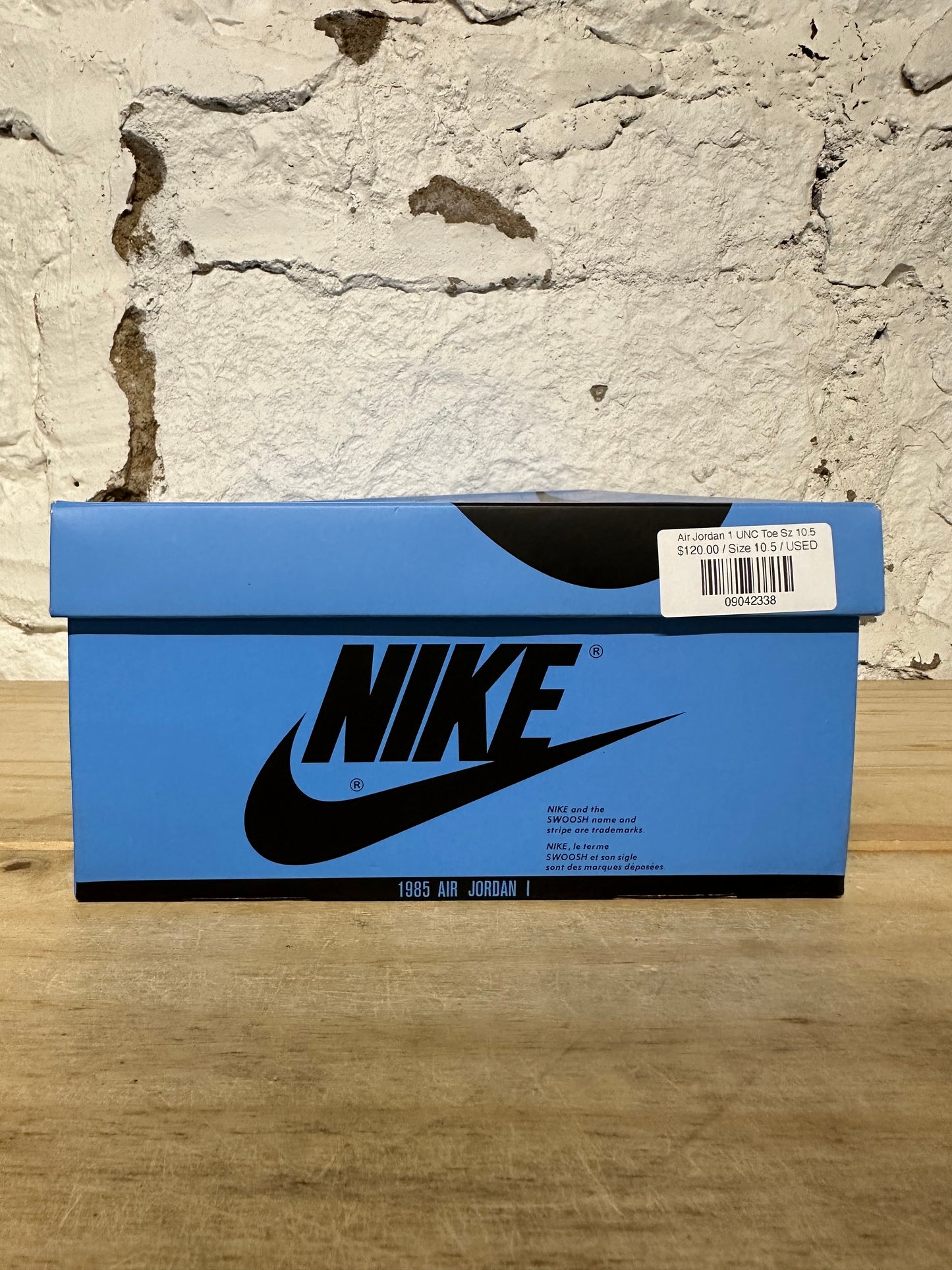 Air Jordan 1 High UNC Toe Sz 10.5