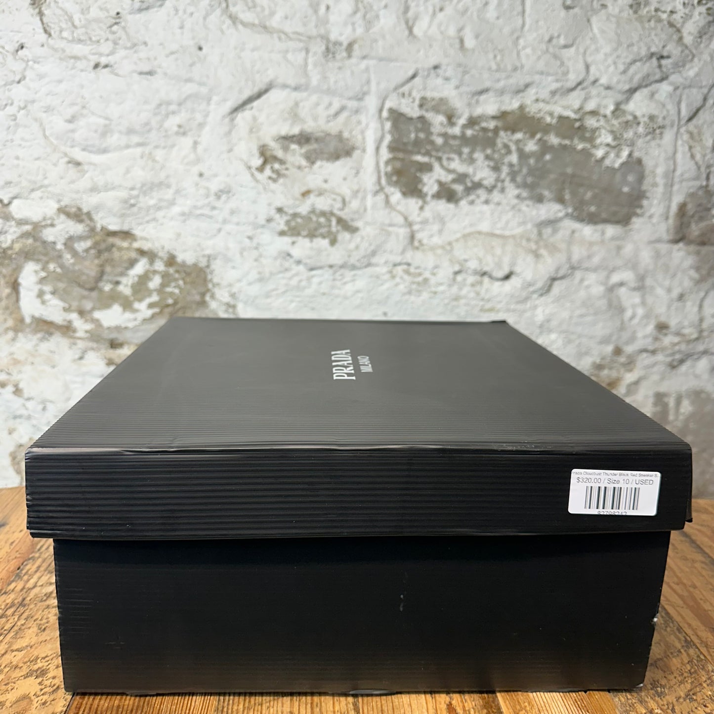 Prada Cloudbust Thunder Black Red Sneaker Sz 10