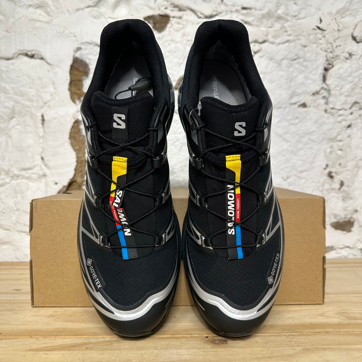 Salomon XT-6 GORE-TEX Black Silver Sz 11.5 DS